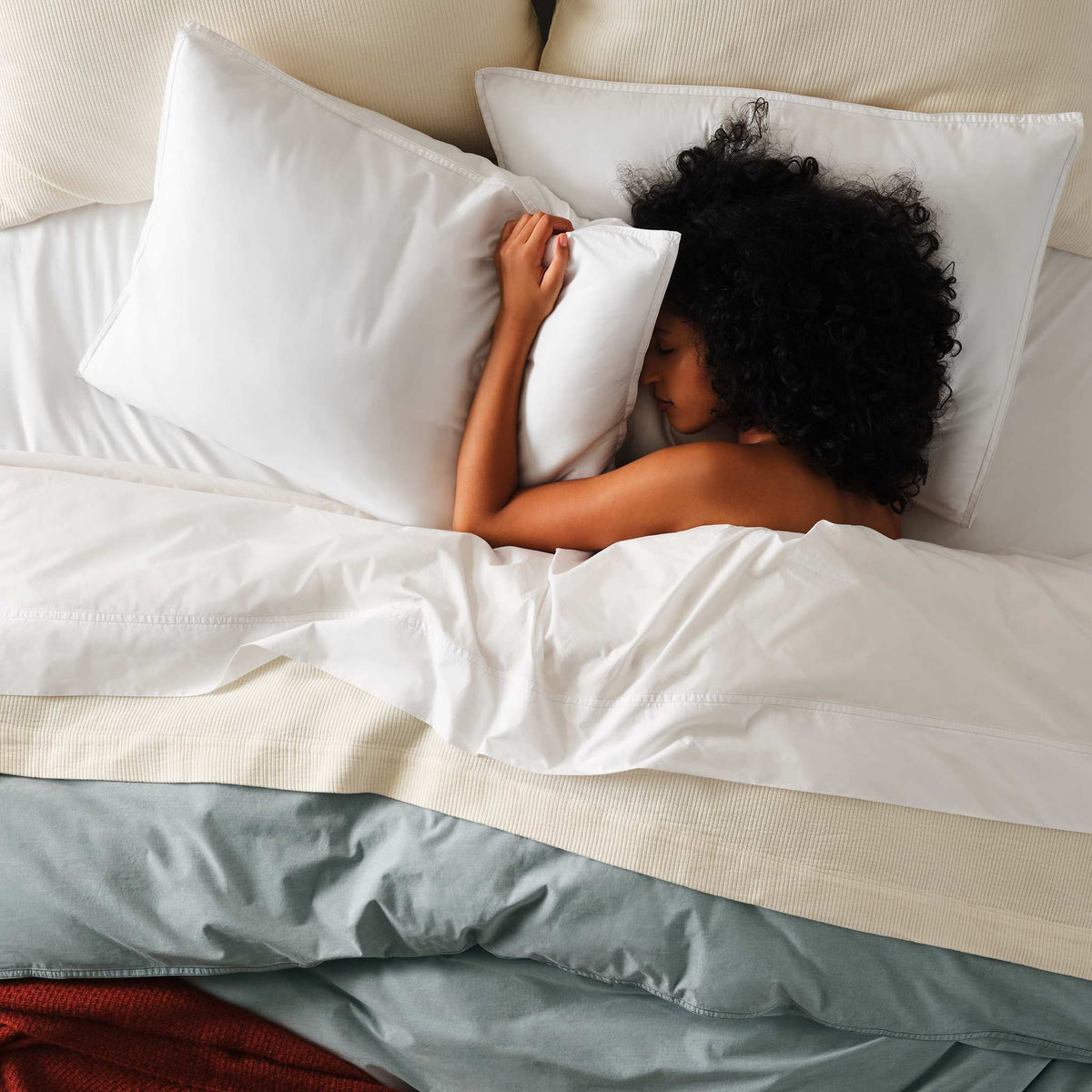 Bed Sheet Set, Washed Classic Percale Core Last Call, Breathable Construction for Master Bedrooms, Guest Beds and Daily Use image 5
