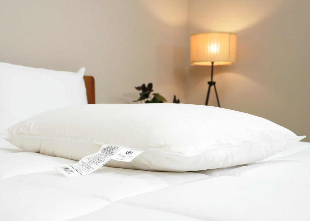 Bed Pillow, Tria Down & Featured at Many Ritz Carlton, Hypoallergenic Comfort for Sleeping, Reading and Bedroom Comfort, 4 Size Options image 5