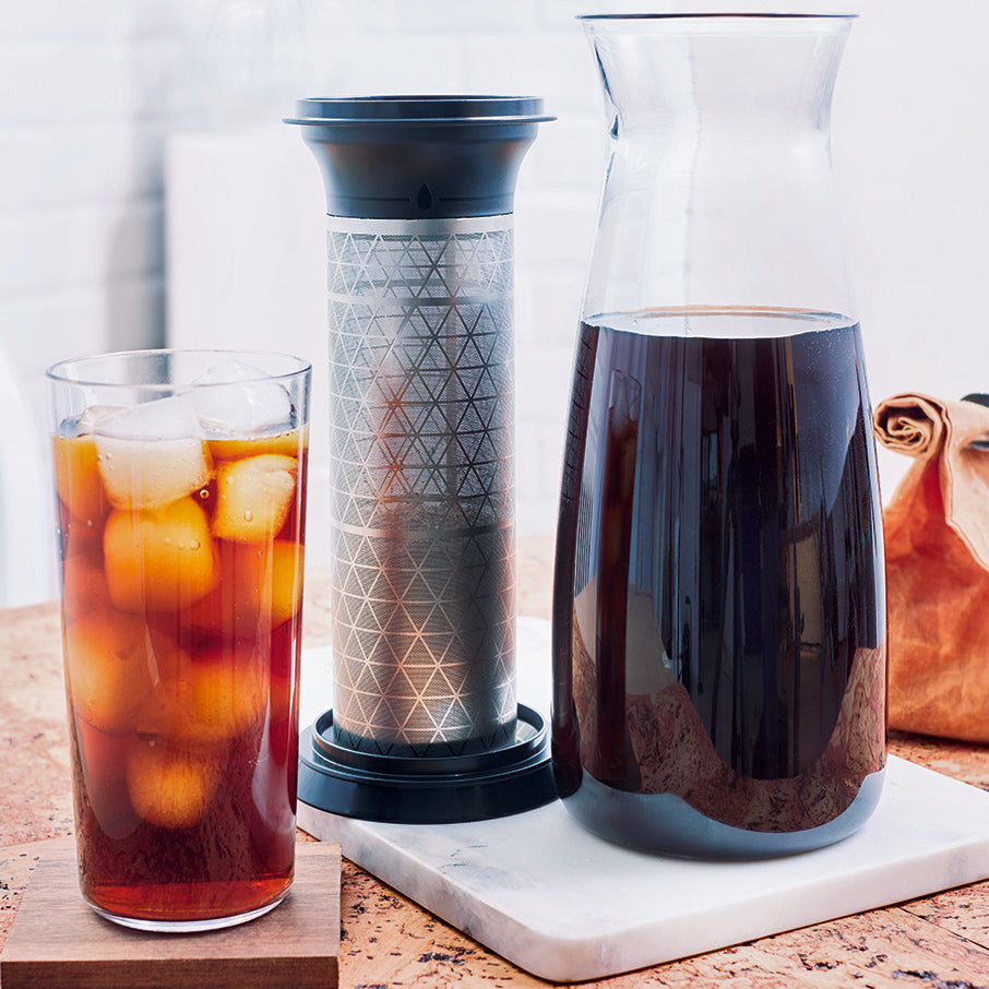 Glass Beverage Carafe, Cold Brew, Stainless Steel Construction, Dishwasher-Safe Care for Kitchens, Dining Tables and Everyday Drinks image 5