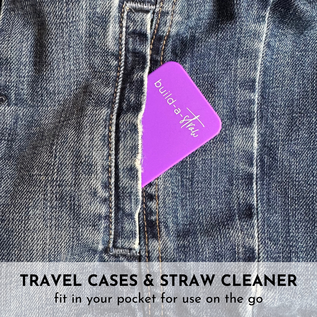 Reusable Straw Kit, Build A Discounted 4 Pack Bundle, Lightweight Design, Silicone Construction for Home, Travel and Reusable Drinkware image 5