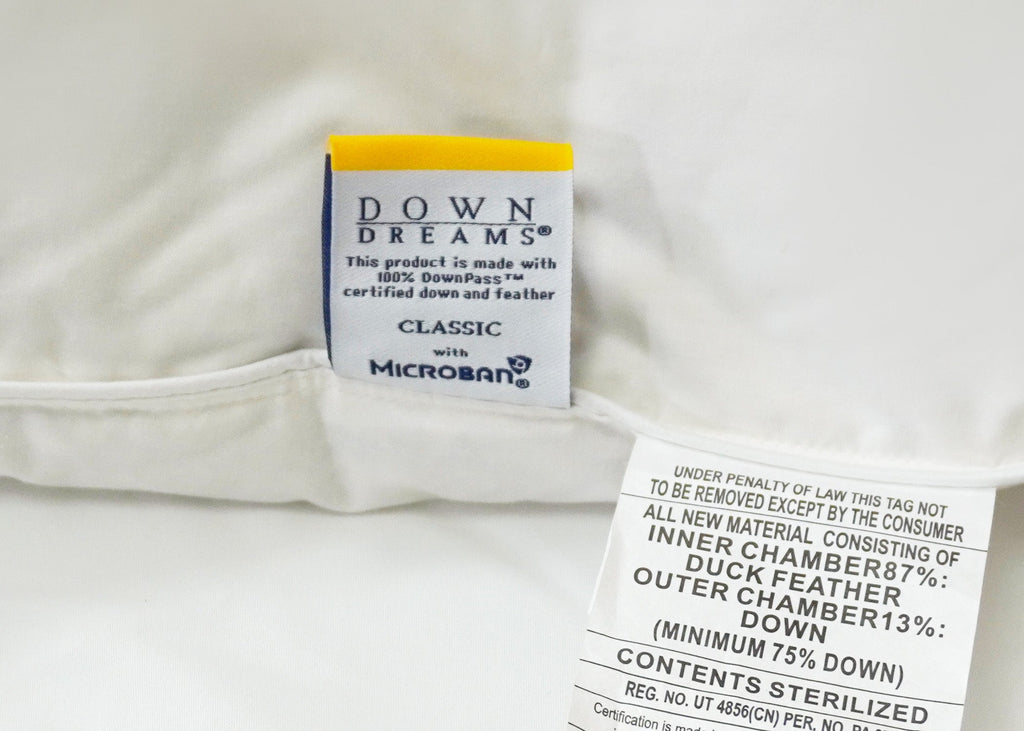 Bed Pillow, Down Dreams Classic Soft , Featured at Many, Breathable Construction for Everyday Sleep and Guest Room Bedding, 4 Size Options image 5