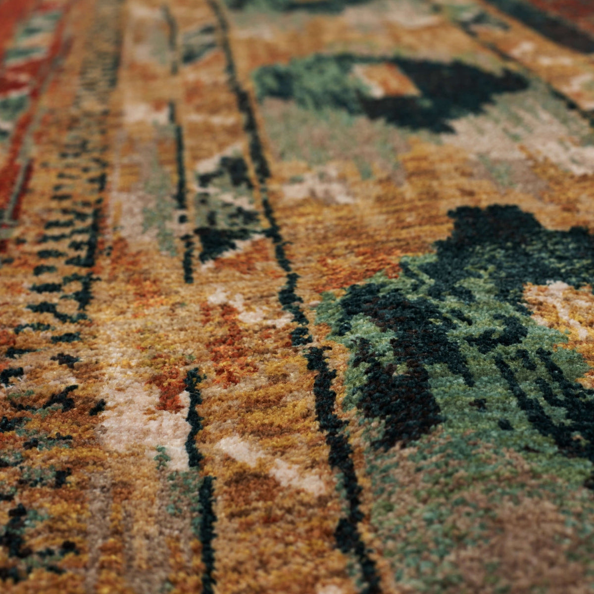 Area Rug, Spice Market Infused Aquamarine for Living Rooms, Bedrooms and Entryways, 16 Size Options image 5