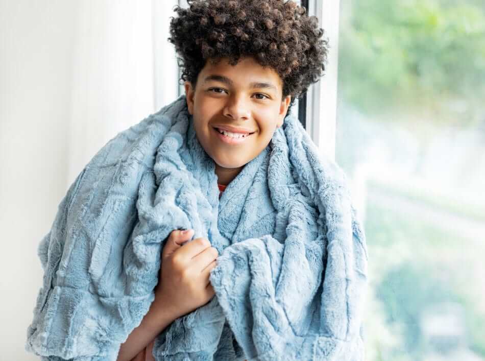 Cozy Throw Blanket, Sorbet Denim for Sofas, Beds and Relaxing at Home, 5 Size Options, Designed for Everyday Home Use image 5