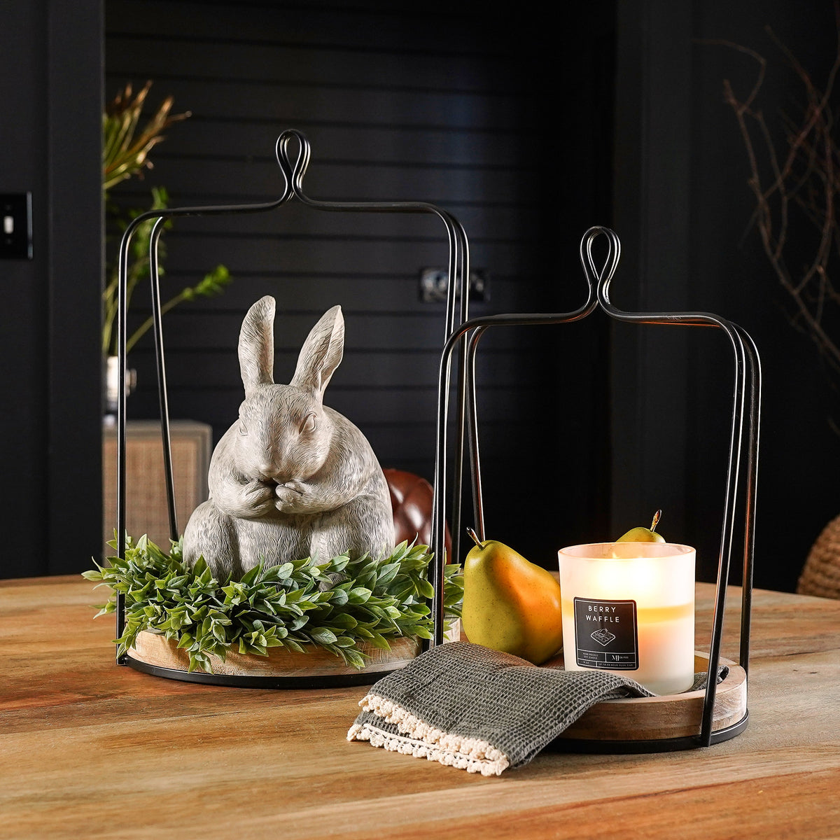 Decorative Candle, Mistwood Ring Large for Entryways, Mantels and Everyday Home Ambience, Designed for Everyday Home Use image 5