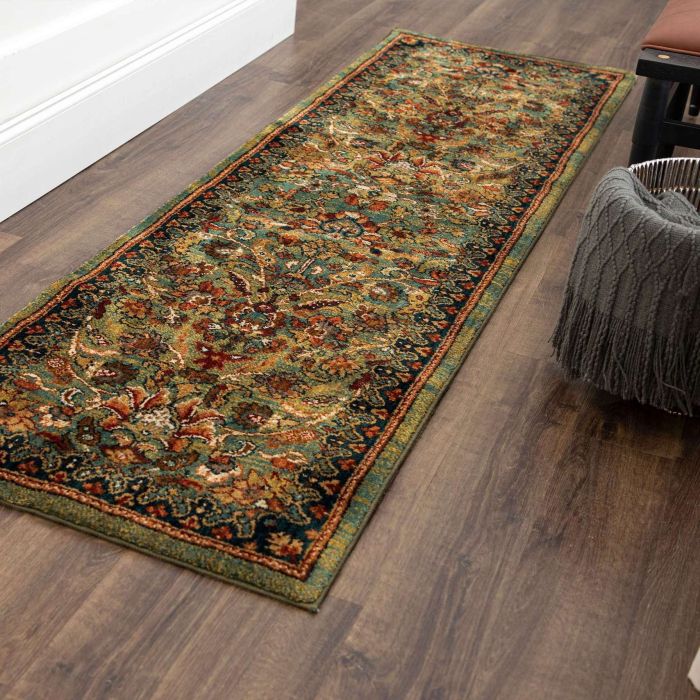 Area Rug, Spice Market Tigris Aquamarine for Living Rooms, Bedrooms and Entryways, 5 Size Options image 5