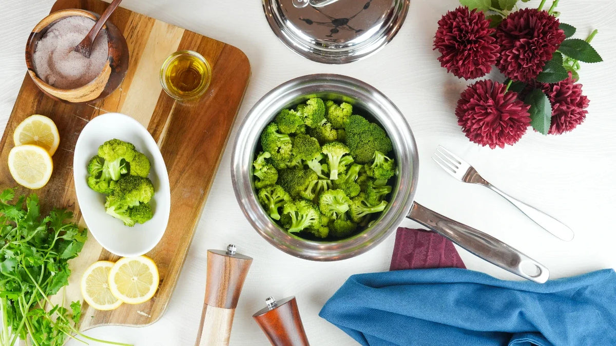 Stainless Steel Saucepan, 1.75 Quart with Cover, Stainless Steel Construction for Simmering, Reheating and Daily Meal Prep image 5
