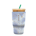 Reusable Cup Sleeve, Cosmic Glitter, Neoprene Construction for Iced Coffee, Cold Drinks and Condensation Control image 5