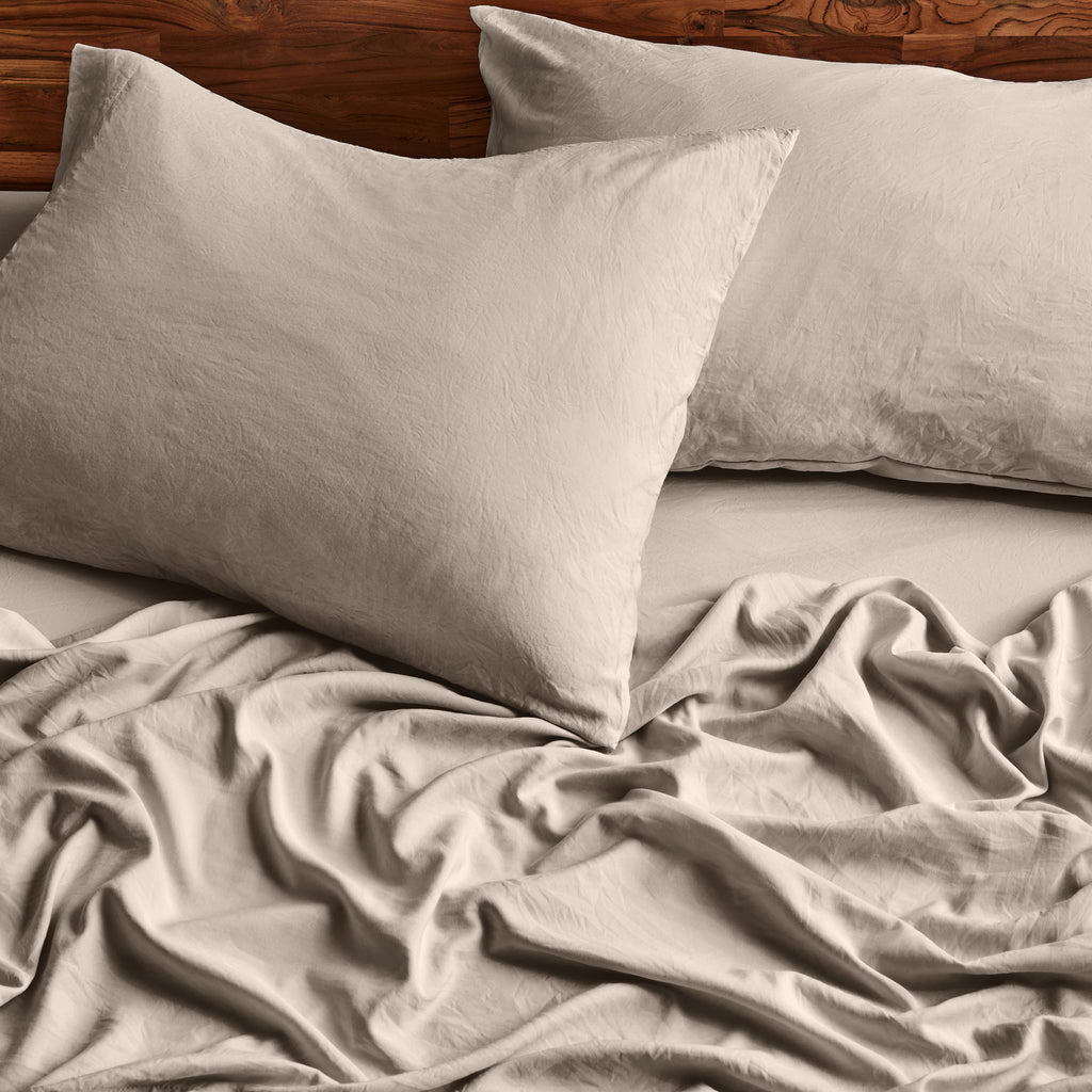 Bed Sheet Set, Ultra Soft Washed for Master Bedrooms, Guest Beds and Daily Use, 5 Sizes and 14 Colors image 5