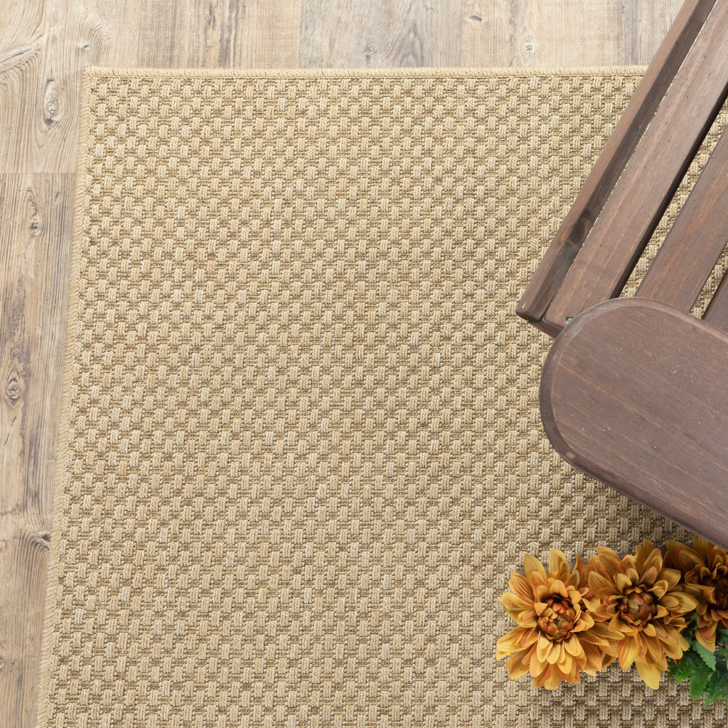Area Rug, Karavia 2160X Sand sand for Living Rooms, Bedrooms and Entryways, 9 Size Options image 5
