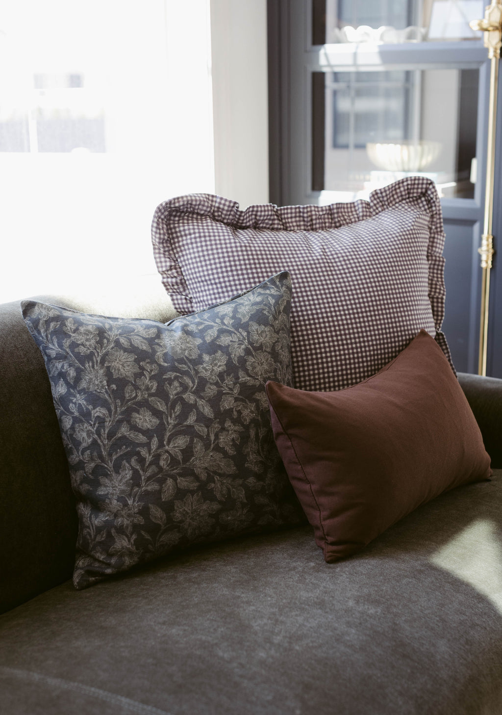 Decorative Pillow Cover Set, Edie 18" 20" 22" 12x20" 12x40" for Bedroom Styling and Living Room Decor, 5 Size Options image 5