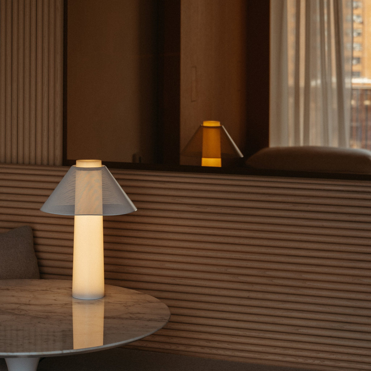 Home Lighting, Refurbished Lamp for Desks, Side Tables and Warm Room Lighting, 6 Color Options image 5