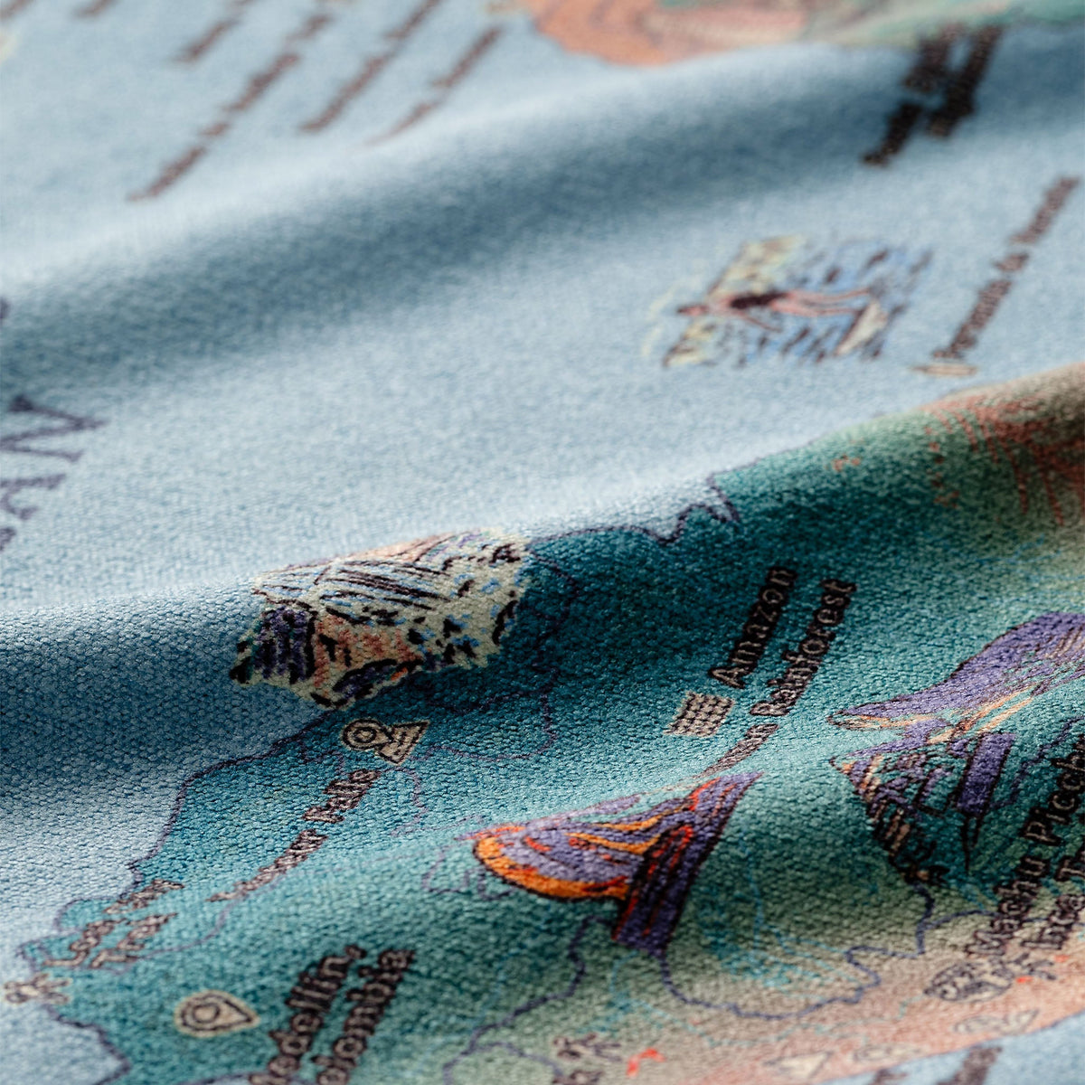 Bath Linen, Original Towel: World Map for Daily Bathroom Routines and Guest Baths, Designed for Home Bathrooms and Everyday Care image 5
