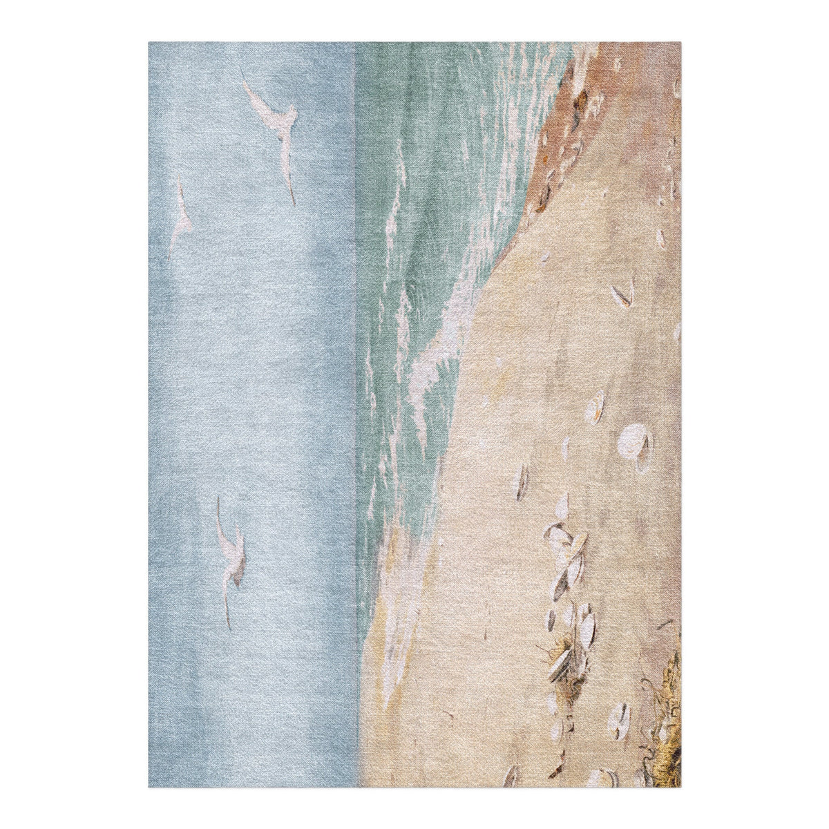 Area Rug, On Beach By Fidelia Bridges for Living Rooms, Bedrooms and Entryways, 10 Size Options image 5