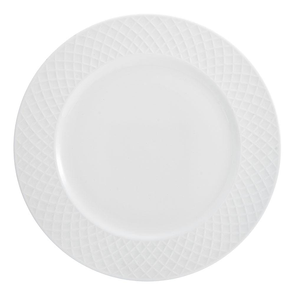 Dinnerware Set, Trellis White 36 Piece Service for 6, Dishwasher-Safe Care for Breakfast, Lunch, Dinner and Everyday Table Settings image 5