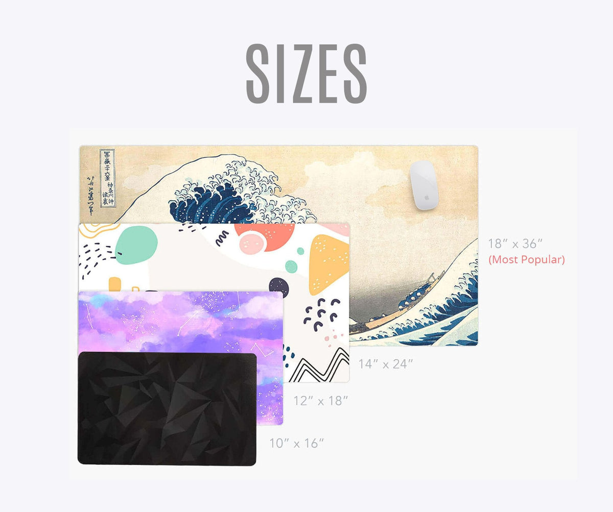 Desk Mat, Moon Topographic, Machine-Washable Care, Non-Slip Design for Home Offices, Gaming and Daily Computer Work, 4 Size Options image 5