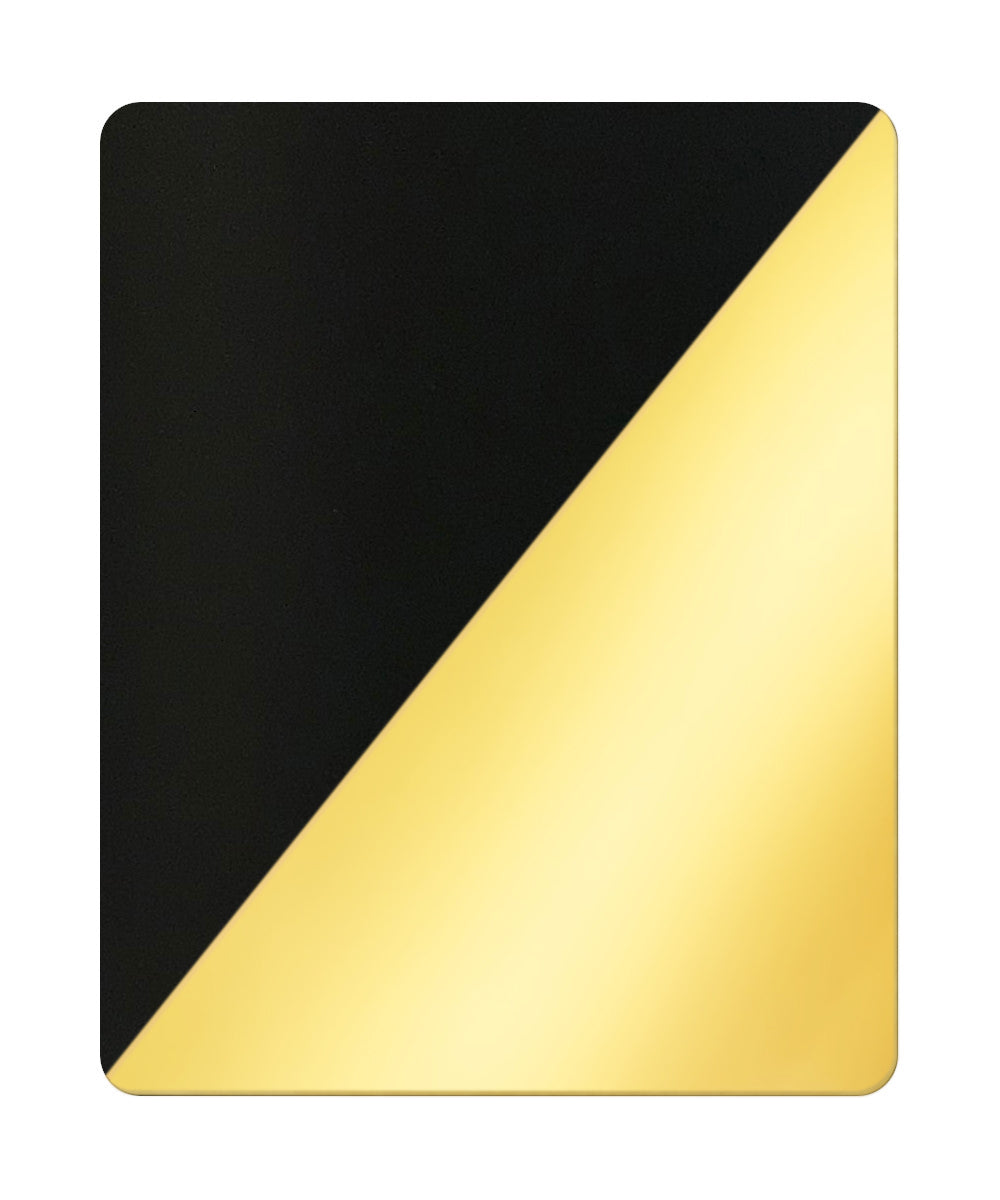 Lamp Shade, 18"W x 12"H Bold Black with True Gold Lining for Lamp Replacement, Reading Corners and Living Spaces image 5