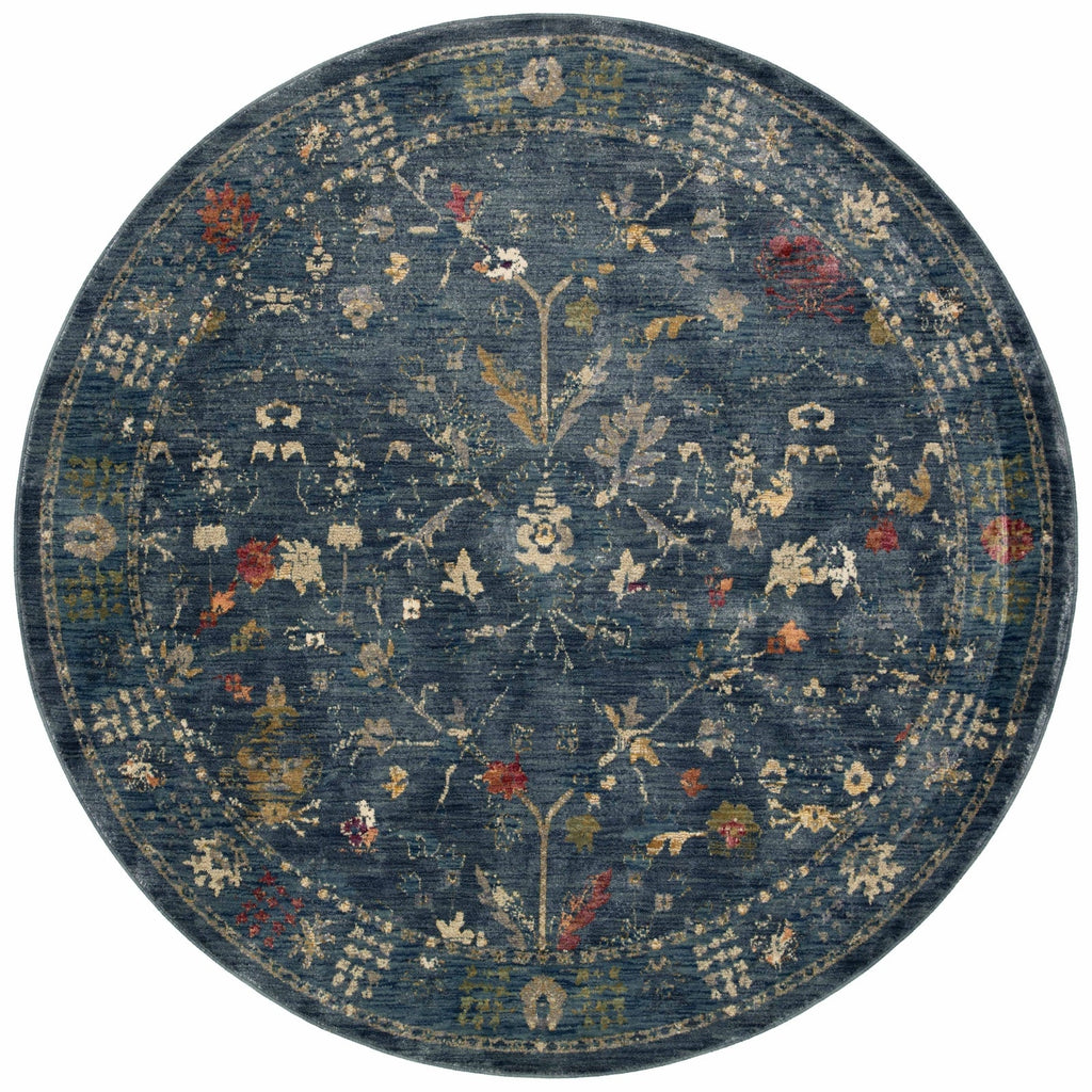 Area Rug, Giada GIA 06 Denim Multi for Living Rooms, Bedrooms and Entryways, 15 Size Options image 5