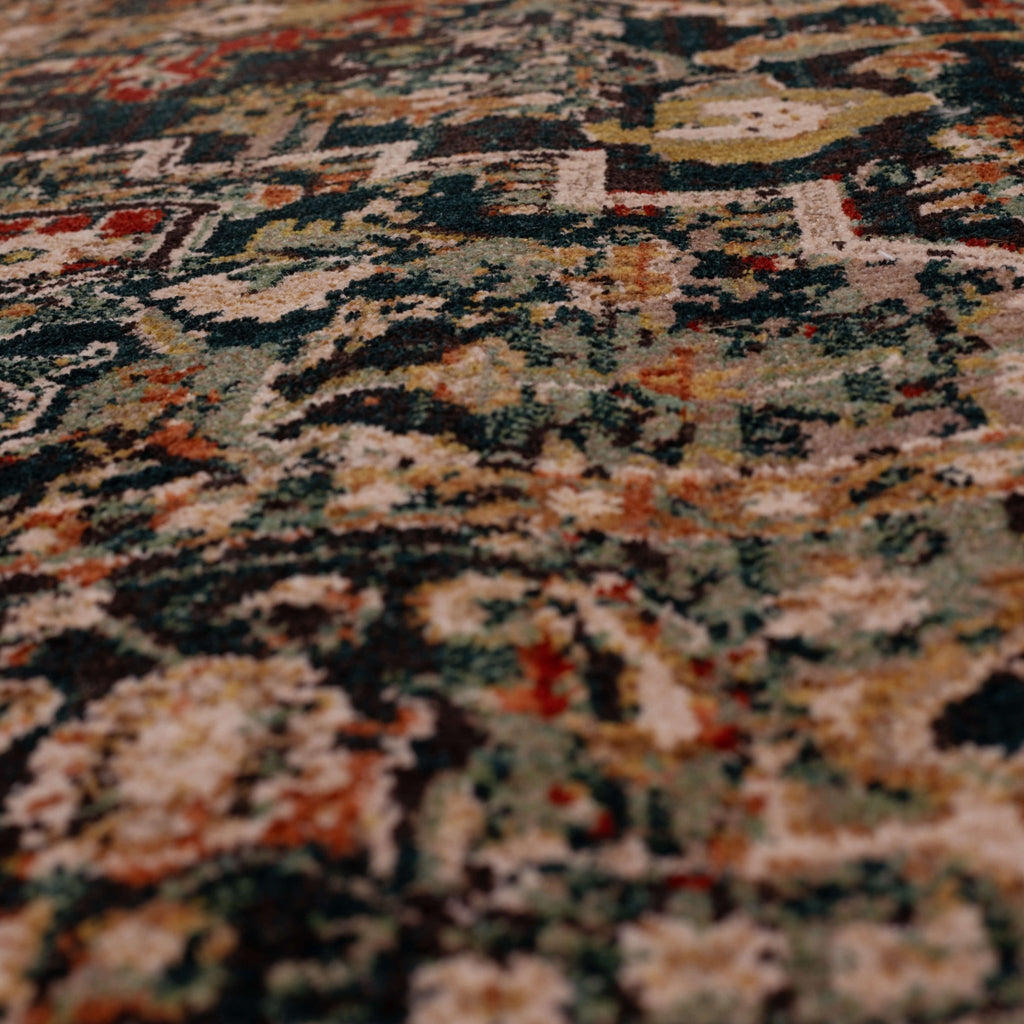 Area Rug, Spice Market Alcantara Sapphire for Living Rooms, Bedrooms and Entryways, 5 Size Options image 5