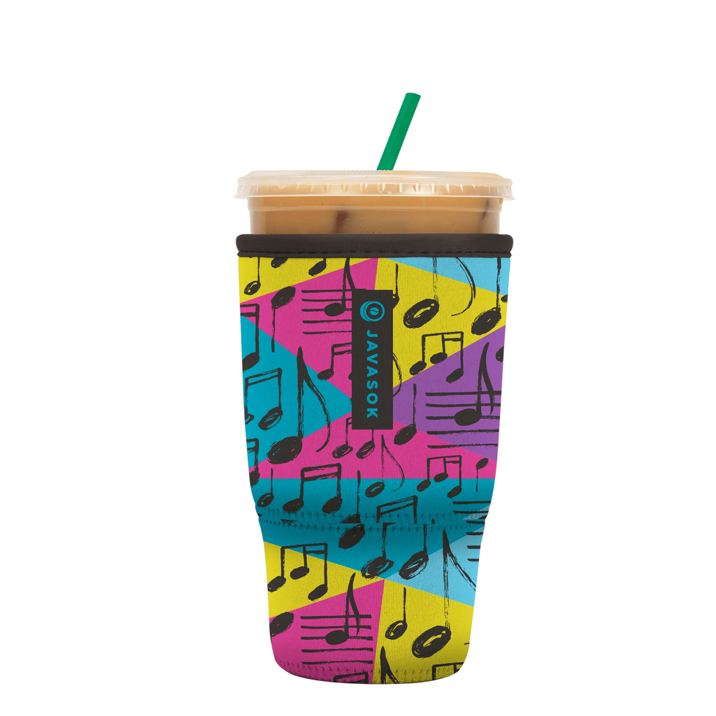 Reusable Cup Sleeve, Music to My Ears, Neoprene Construction for Coffee Cups, Daily Commutes and Dry Hands image 5
