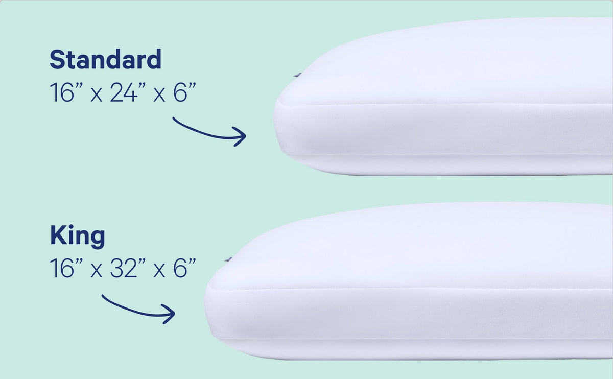Bed Pillow, Hybrid for Sleeping, Reading and Bedroom Comfort, 2 Size Options, Designed for Everyday Sleep and Guest Room Bedding image 5