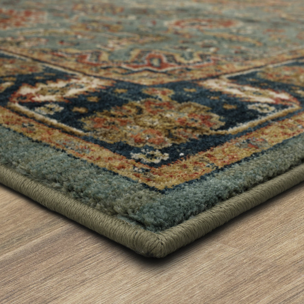 Area Rug, Spice Market Deir Aquamarine for Living Rooms, Bedrooms and Entryways, 6 Size Options image 5
