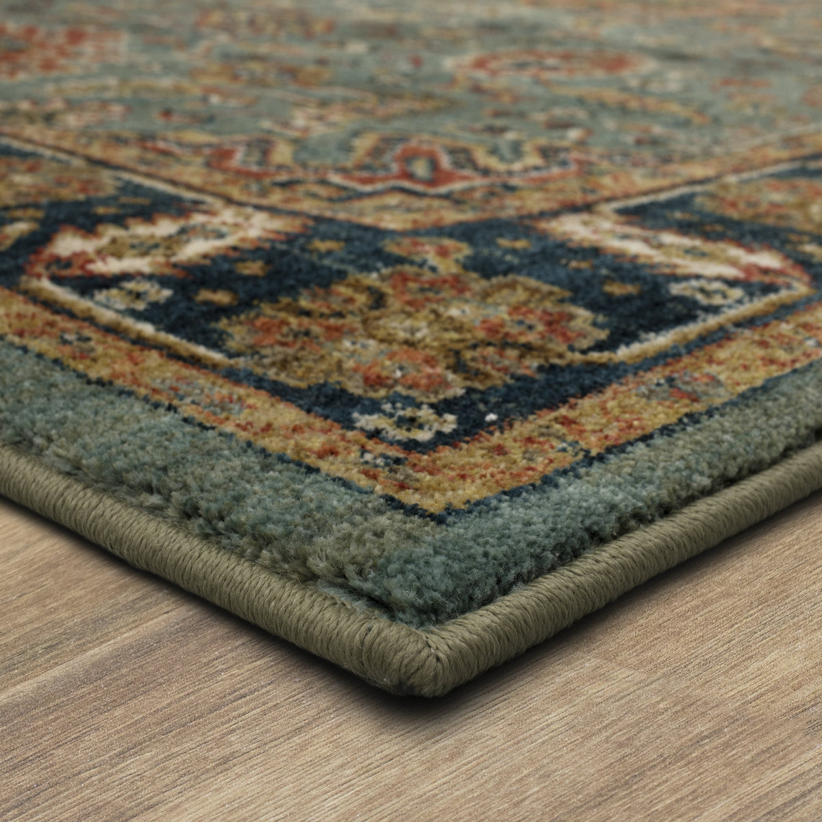 Area Rug, Spice Market Deir Aquamarine for Living Rooms, Bedrooms and Entryways, 6 Size Options image 5