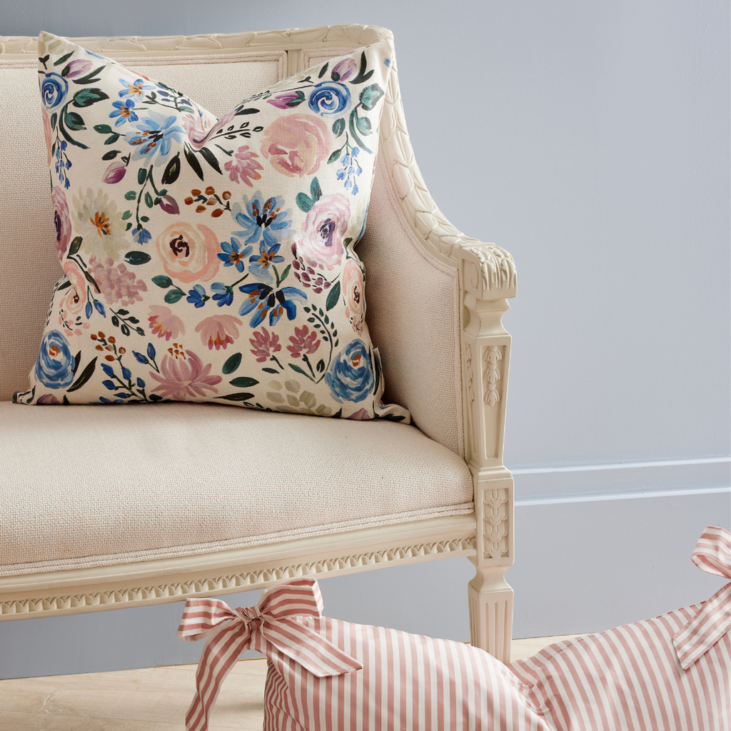 Decorative Pillow Cover Set, English Garden for Sofas, Beds and Living Room Accents, 4 Size Options image 5