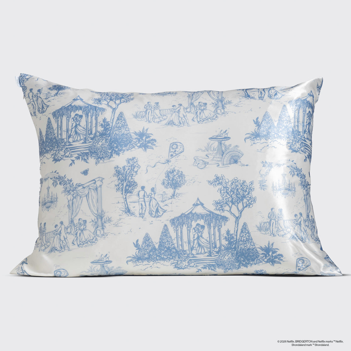 Pillowcase Set, Satin in Garden Toile 2 Pack for Everyday Bedding and Bedroom Refreshes, Designed for Guest Rooms and Daily Bedroom Comfort image 5
