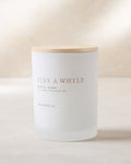 Decorative Candle, Stay a While for Entryways, Mantels and Everyday Home Ambience, 2 Size Options image 5