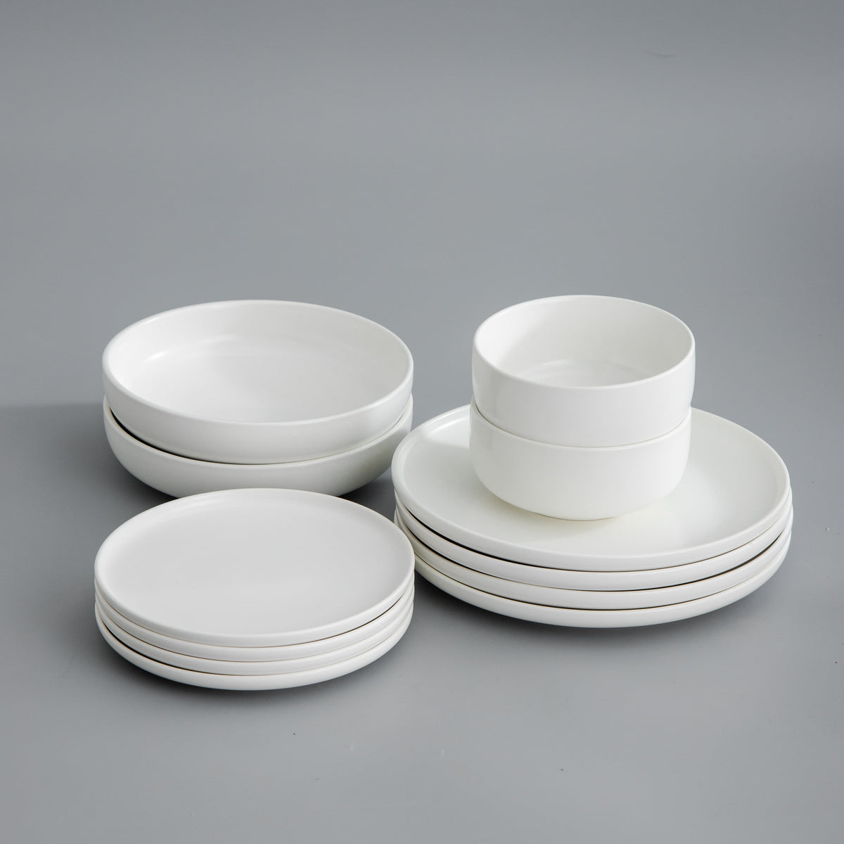 Dinnerware, Minimalist Salad Plate for Everyday Meals and Table Settings, 4 Sizes and 5 Colors image 5