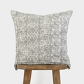 Decorative Pillow Cover Set, Flora in Gray 24", Machine-Washable Care for Sofas, Beds and Living Room Accents image 5
