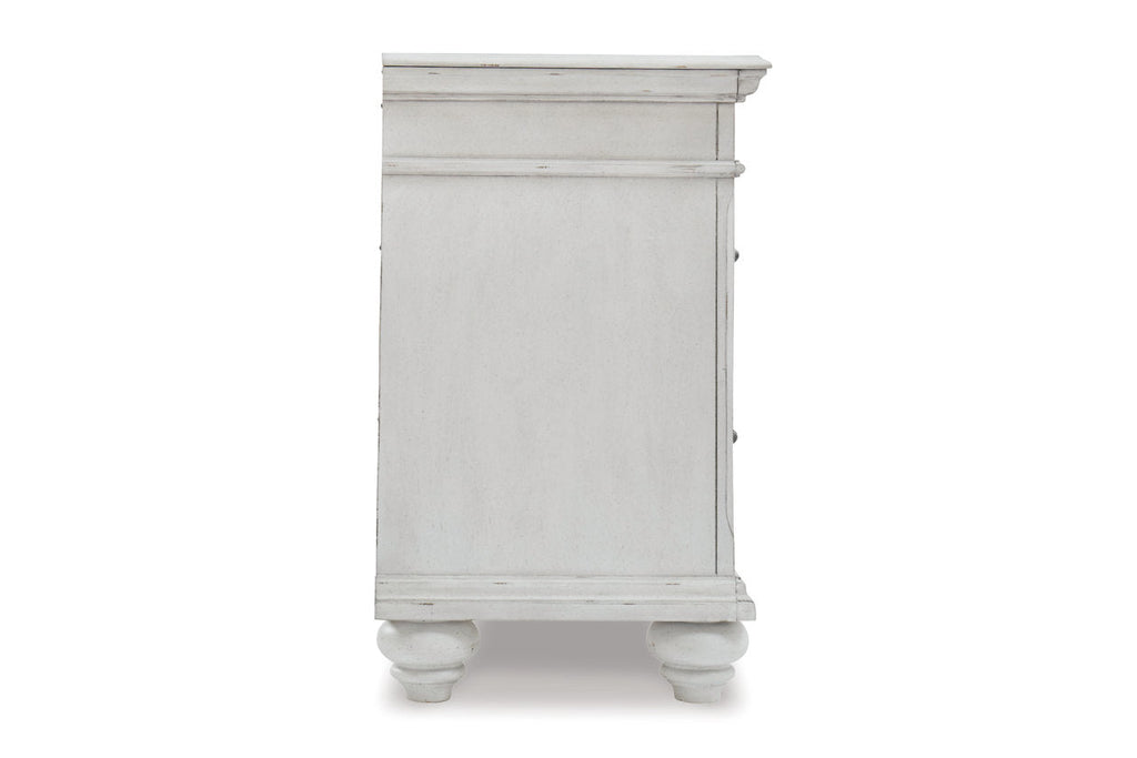Nightstand, Kanwyn Whitewash, Solid Wood Construction for Bedside Storage, Bedroom Organization and Guest Rooms image 5