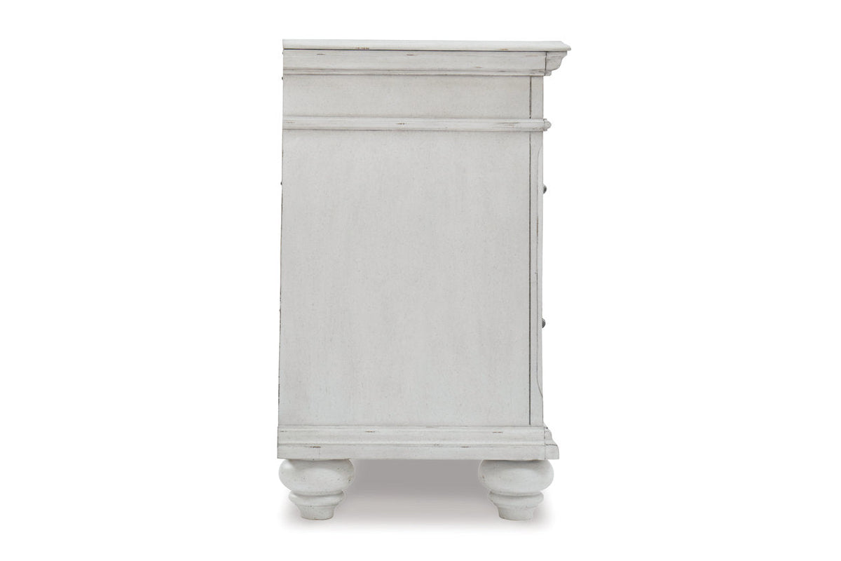 Nightstand, Kanwyn Whitewash, Solid Wood Construction for Bedside Storage, Bedroom Organization and Guest Rooms image 5