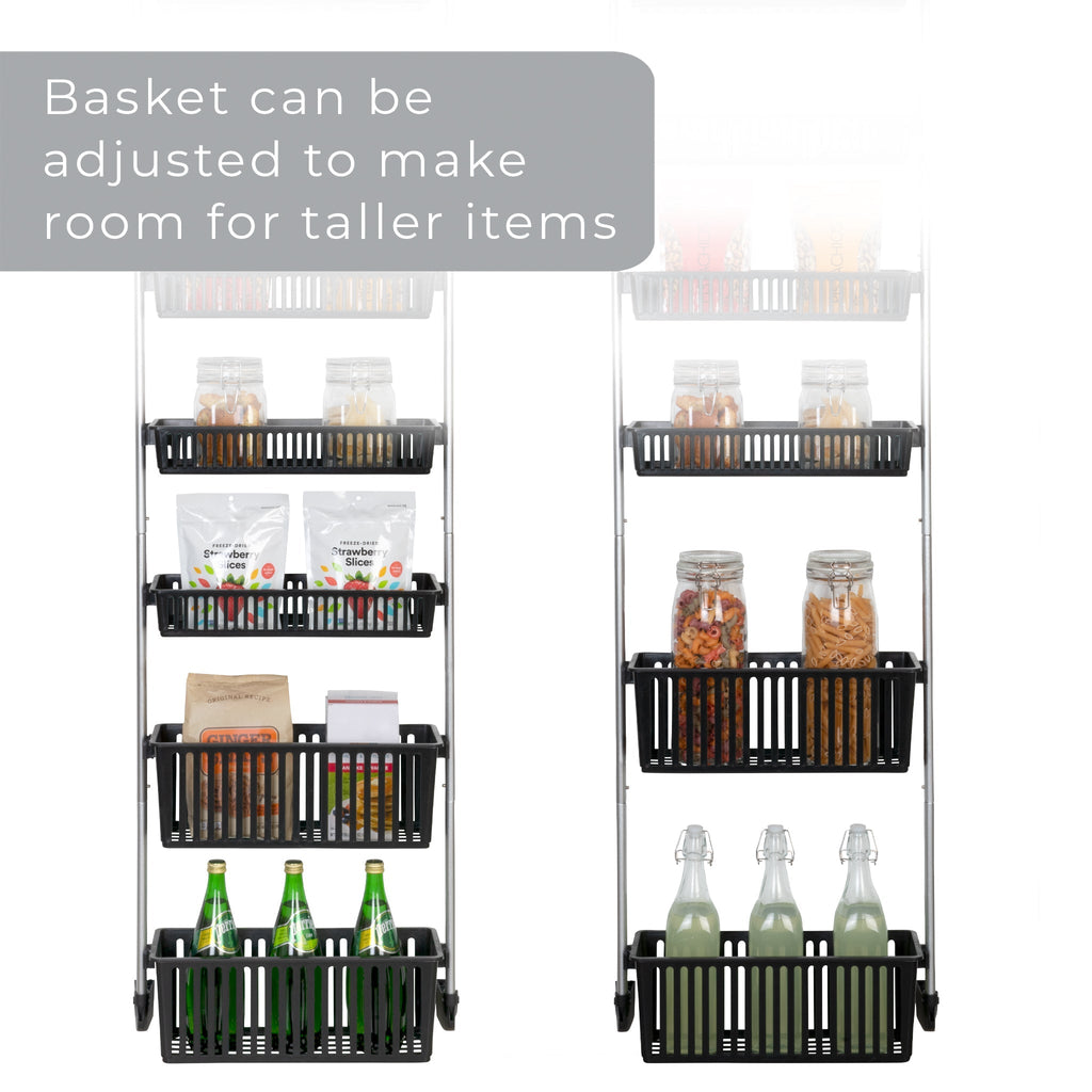 Home Storage Organizer, Over Door Pantry Multiple Sizes for Closets, Shelves and Everyday Organization, 3 Sizes and 5 Colors image 5
