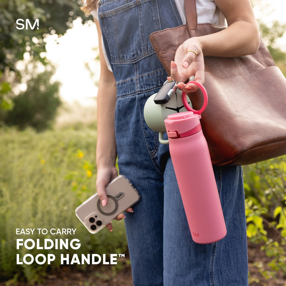 Reusable Drink Bottle, Mesa Loop with Covered Straw, Stainless Steel Construction for Work, Travel and Everyday Hydration image 5