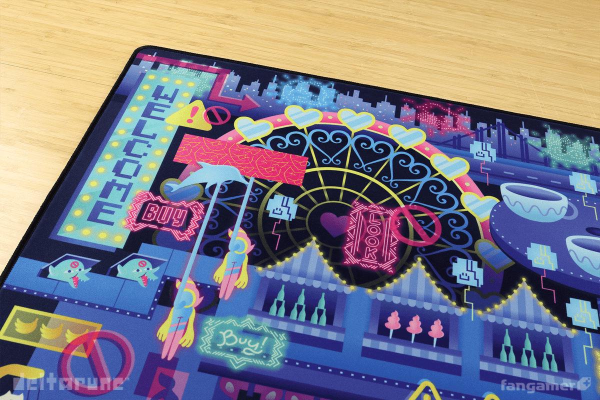 Desk Mat, Cyber City for Workspaces, Desks and Everyday Productivity, Designed for Home Offices, Gaming and Daily Computer Work image 5