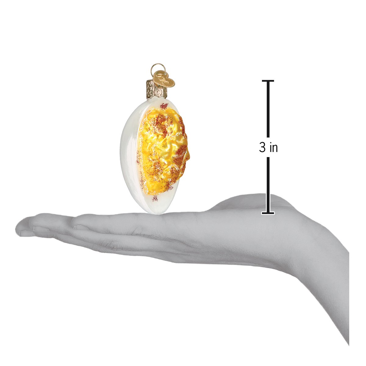 Seasonal Home Decor, Deviled Egg Ornament for Mantels, Tables and Seasonal Decorating, Designed for Everyday Home Use image 5