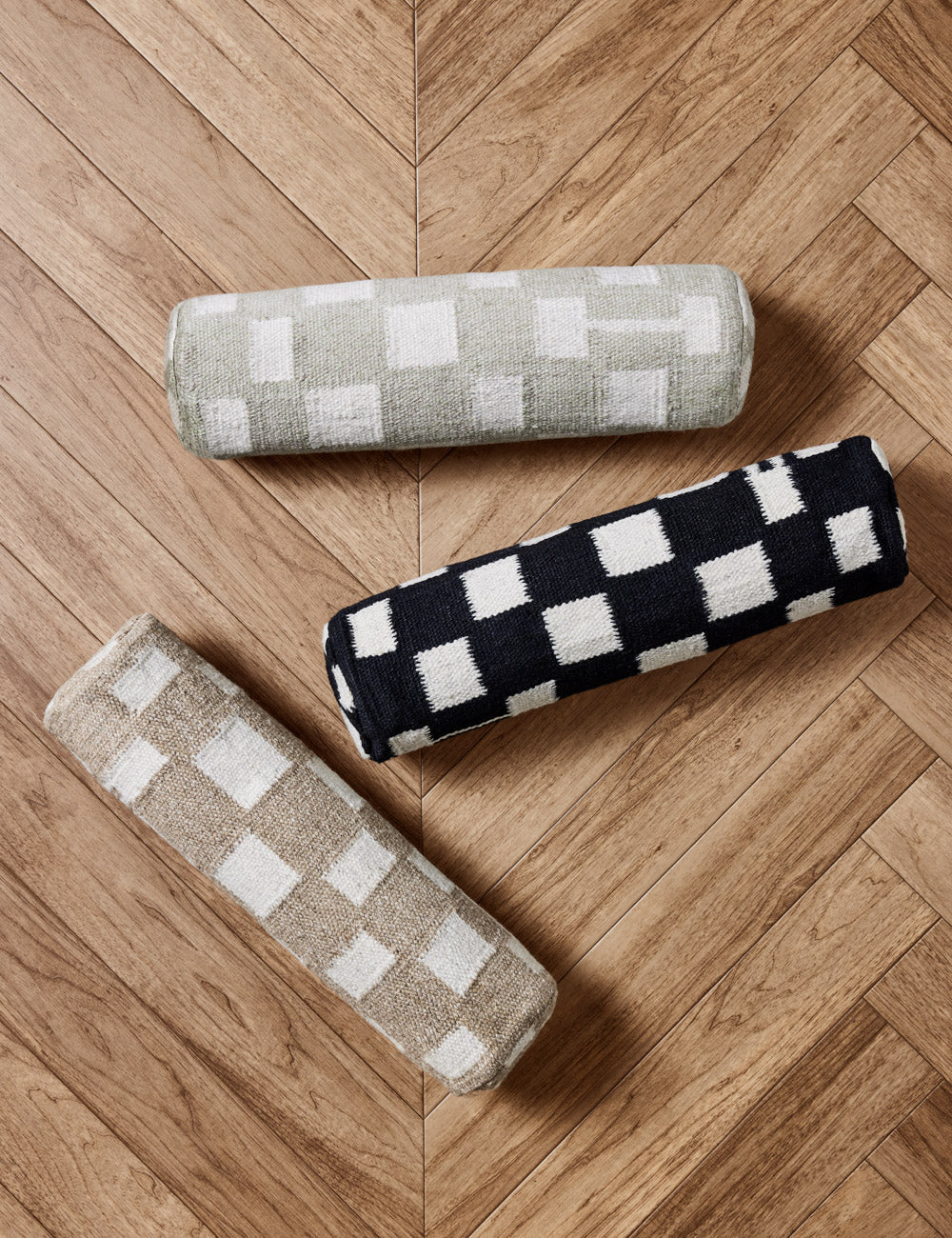 Bed Pillow, Irregular Checkerboard Bolster for Sleeping, Reading and Bedroom Comfort, Designed for Everyday Sleep and Guest Room Bedding image 5