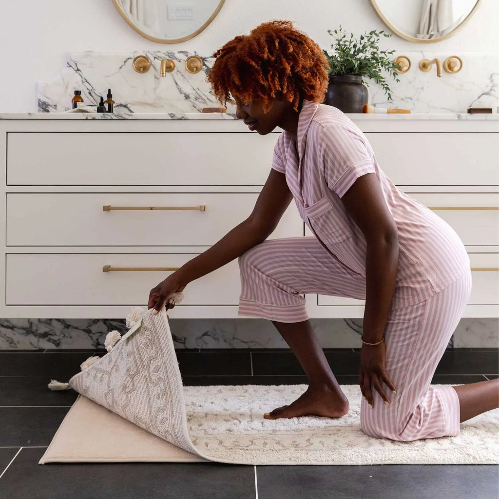 Bath Mat, Comfy Arden for Bathroom Floors, Shower Exits and Everyday Bath Routines, 6 Sizes and 4 Colors image 5