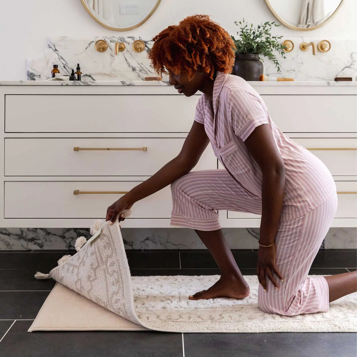 Bath Mat, Comfy Arden for Bathroom Floors, Shower Exits and Everyday Bath Routines, 6 Sizes and 4 Colors image 5