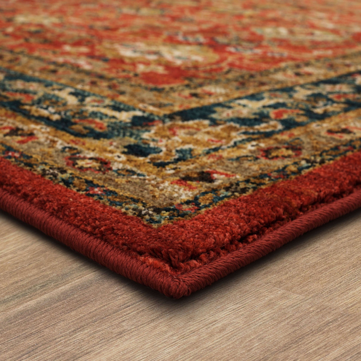 Area Rug, Spice Market Keralam Garnet for Living Rooms, Bedrooms and Entryways, 7 Size Options image 5