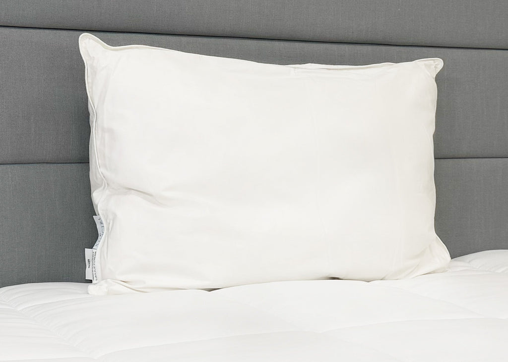 Bed Pillow, High End White Goose Down Soft Support for Sleeping, Reading and Bedroom Comfort, 3 Size Options image 5