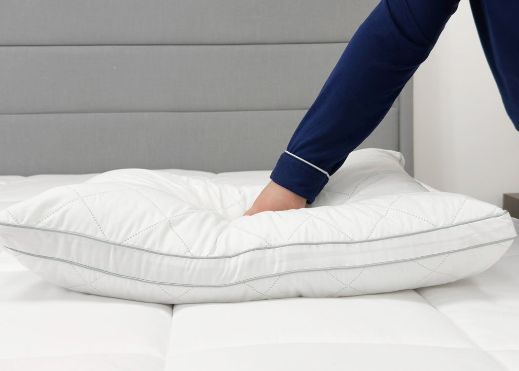 Bed Pillow, Envirosleep Diamond Support Gel Fiber Fill, Breathable Construction for Sleeping, Reading and Bedroom Comfort, 3 Size Options image 5
