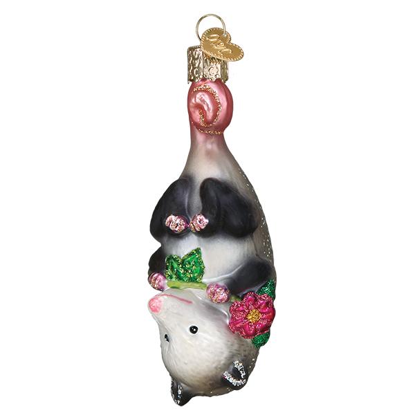 Seasonal Home Decor, Blossom Opossum Ornament for Holiday Displays, Shelves and Festive Rooms image 5