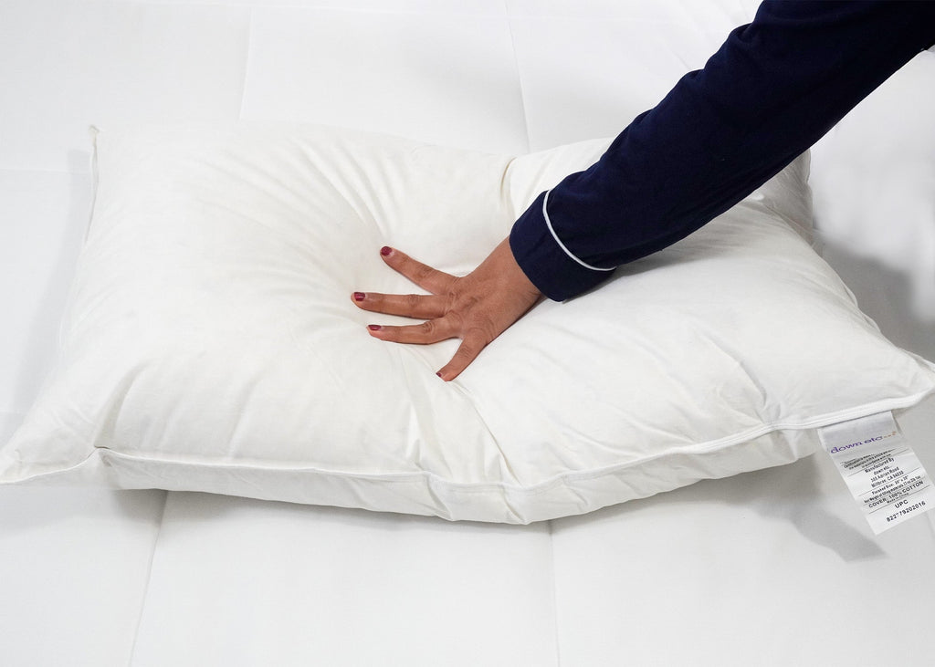Bed Pillow, Etc. 25% White Goose 75% White Goose Feather, Hypoallergenic Comfort for Sleeping, Reading and Bedroom Comfort, 4 Size Options image 5