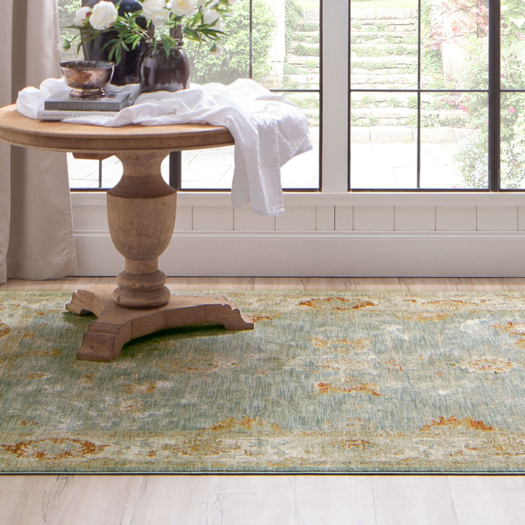 Area Rug, Adalia Amasya Blue for Living Rooms, Bedrooms and Entryways, 7 Size Options, Designed for Hallways, Dining Spaces and Home Decor image 5