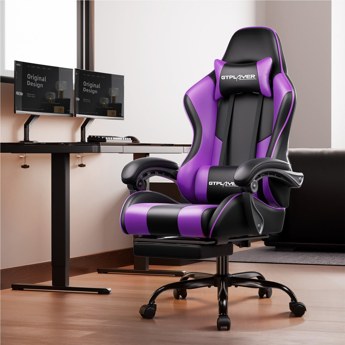 Ergonomic Foot Cushion, Footrest Series GT800A, Adjustable Design for Desks, Home Offices and Seated Comfort, 6 Color Options image 5