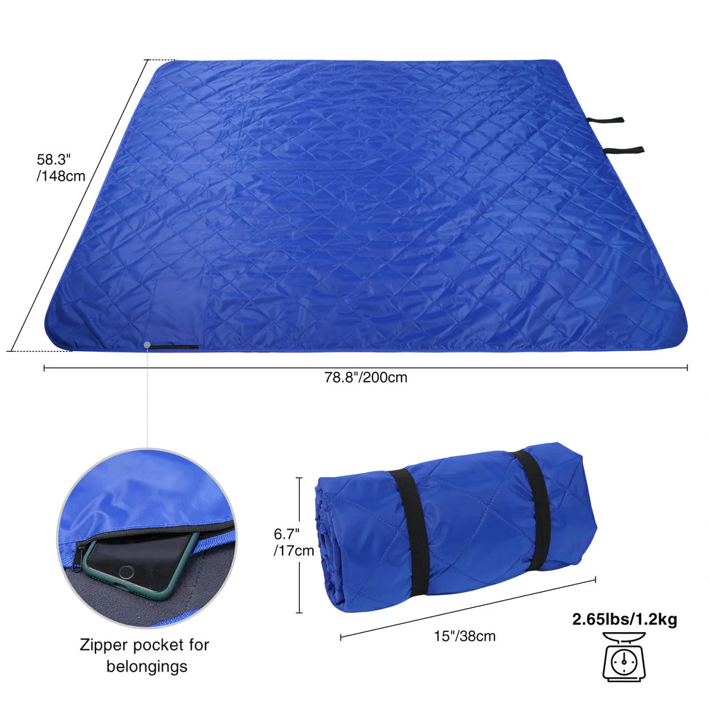 Cozy Throw Blanket, Outdoor Waterproof with Warm Fleece, Lightweight Design for Living Rooms, Bedrooms and Everyday Lounging image 5