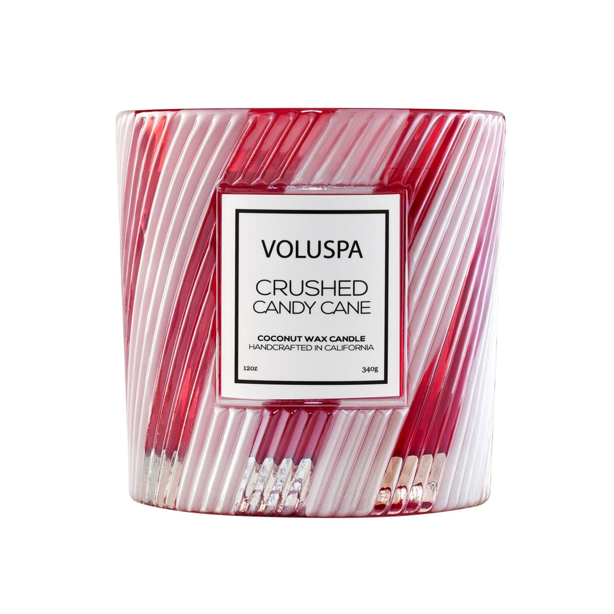 Decorative Candle, Crushed Candy Cane Classic Luxe for Entryways, Mantels and Everyday Home Ambience image 5