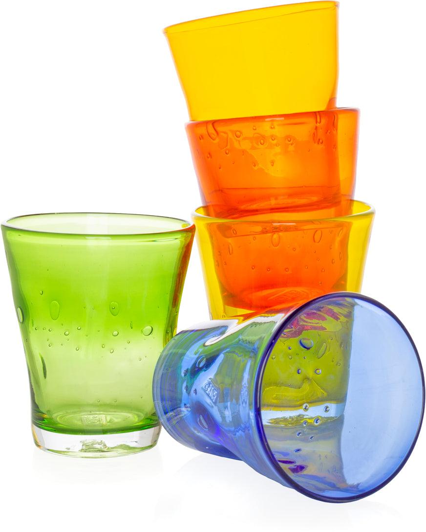 Drinking Glass Set, Light Orange Henri 8 oz, Dishwasher-Safe Care for Kitchen Tables, Workspaces and Daily Hydration image 5